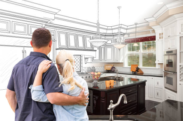 Professional Kitchen Island Installation technician working in Woodbury Heights, NJ